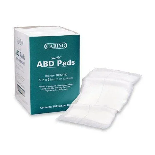 Medline Sterile Abdominal Pads: 8″ x 7.5″, 240 Count