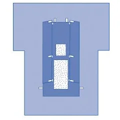 Medline Sterile CVMax Cardiovascular Incise Surgical Drape, 6 EA/CS