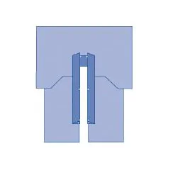 Medline Sterile CVMax Cardiovascular Split Surgical Drape, 1/EA