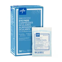 Medline Sterile Eye Pad, 2-1/8 x 2-5/8, 50 EA/BX