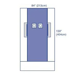Medline Sterile Femoral Angiography Surgical Drapes, 8 EA/CS