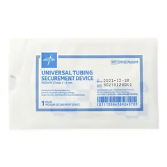 Medline Sterile Tube Securement Device, Fits 3.0 mm to 8.0 mm, Medium, 100 EA/BX
