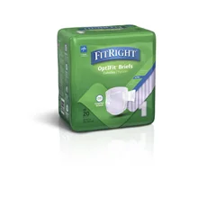Medline Stretch Ultra Incontinence Briefs, Medium/Regular for 30 – 52 Waist Size, 20 EA/BG