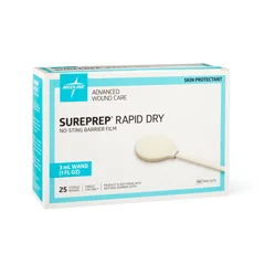 Medline SurePrep Rapid Dry Barrier Film, 100 EA/CS