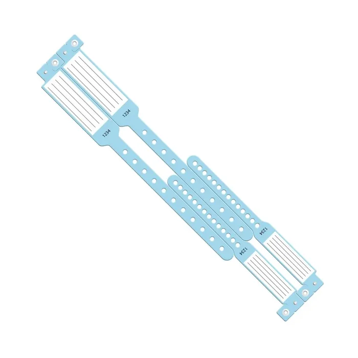 Medline Tamper Resistant 4-Part OB Insert-Style Vinyl ID Band Set – 100 Per Box