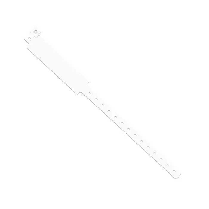 Medline Tamper Resistant Snap Closure 12″ Write-On Vinyl ID Band, Adult – 500 Per Box