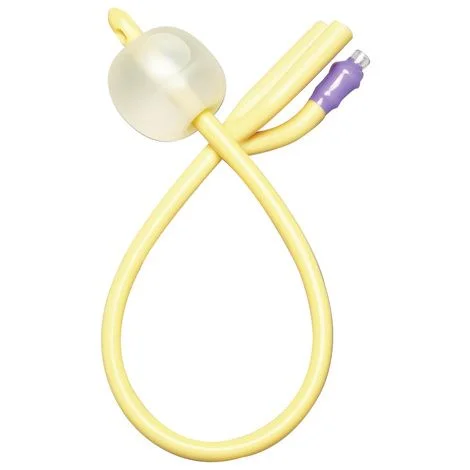 Medline Three-Way Silicone-Elastomer Coated Latex Foley Catheter – 30cc Balloon Capacity