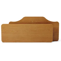 Medline Traditional Headboard and Footboard Set, 36 Wide, Cherry Finish