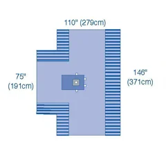 Medline UltraGard Hand Drapes, 18 EA/CS