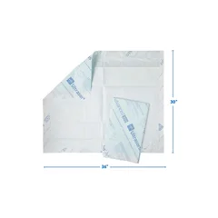 Medline Ultrasorbs Advanced Premium Underpads, 300 lb. Weight Capacity, 30 x 36, with SlipResist Technology, 5 EA/BG