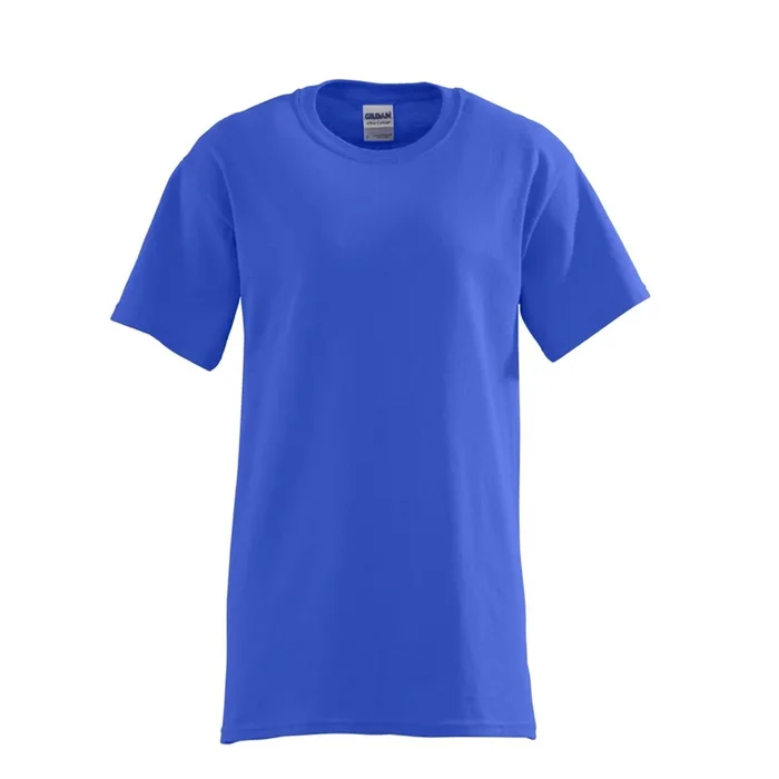 Medline Unisex Short Sleeve T-Shirts 100% Cotton Jersey Bottom Hem – Red