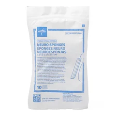 Medline X-ray Detectable Neuro Sponge Patties, 1 Pack