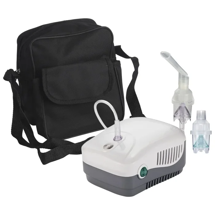 MedNeb Plus Compressor Nebulizer with Carry Bag and Disposable and Reusable Neb Kits