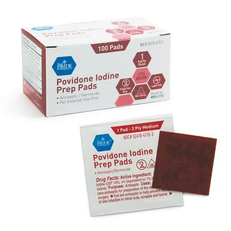 MedPride Povidone Iodine Prep Pads