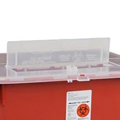 Medtronic Sharps-A-Gator™ Sharps Container, Slide Lid, Red, 10 Gallon - Image 2