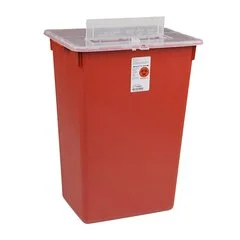 Medtronic Sharps-A-Gator™ Sharps Container, Slide Lid, Red, 10 Gallon