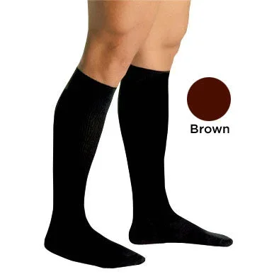 Men’s Firm Support Socks 20-30mmHg Brown Large