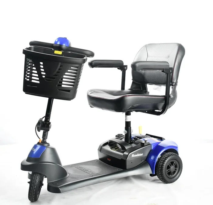 Merits Roadster Mini 3-Wheel Electric Mobility Scooter (S730A) – Blue