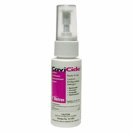 Metrex Research CaviCide Surface Disinfectant Cleaner Alcohol Based Liquid 2 oz. Bottle Alcohol Scent – 13-1002