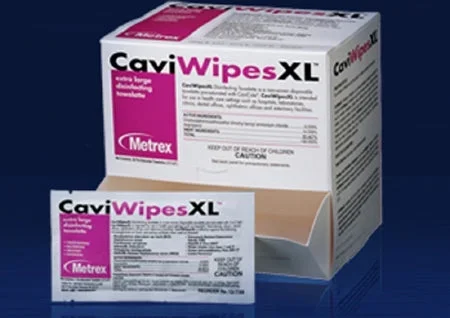 Metrex Research CaviWipes Surface Disinfectant Alcohol Based Wipe Disposable Alcohol Scent – 13-1155