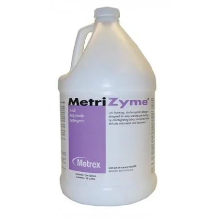 MetriZyme Dual Enzymatic Instrument Detergent Liquid RTU 1 gal Jug Mint Scent