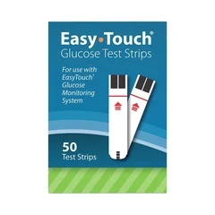 MHC Medical Blood Glucose Test Strips 50 Strips per Box For Easy Touch Meters, 1200 EA/CS - Image 2