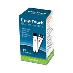 MHC Medical Blood Glucose Test Strips 50 Strips per Box For Easy Touch Meters, 1200 EA/CS