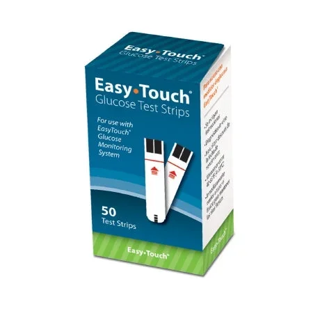 MHC Medical TEST STRIP, BLOOD GLUCOSE EASYTOUCH (50/BX 24BX/CS) – 807050