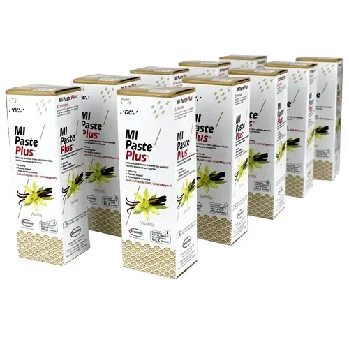 MI Paste Plus Vanilla Anti-Cavity Oral Paste, Sodium Fluoride 0.2% by GC America