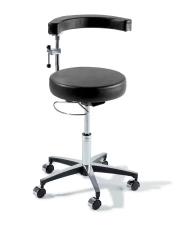 Midmark Ritter 279 Classic Series Air Lift Surgeon Stool Backrest Air Lift, Pneumatic Height Adjustment, Hand Controlled, 8 Inch Hand Ring 5 Casters Ultrafree Branch – 279-001-864