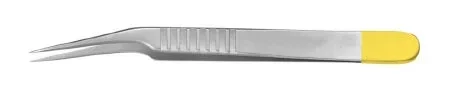 Miltex Diamond Dust Dilator Forceps Jeweler 4-1/2 Inch Surgical Grade Stainless Steel / Tungsten Carbide NonSterile NonLocking Thumb Handle Angled Pointed Tips – PM-4697