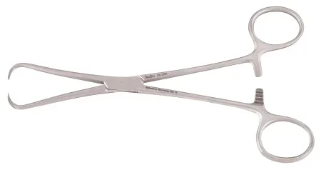Miltex Forceps Staude-Moore-Ferguson 6-3/4 Inch Surgical Grade Stainless Steel NonSterile Ratchet Lock Finger Ring Handle Straight Serrated Tip – 28-200