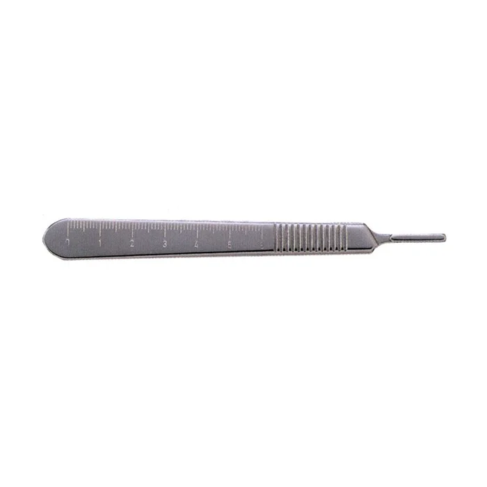 Miltex Handles, Stainless Steel Scalpel Handle, No. 4, Metric Scale, Miltex 4-8 – 98KNM2-4