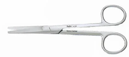Miltex MeisterHand Dissecting Scissors Mayo 5-1/2 Inch Length Surgical Grade Stainless Steel / Tungsten Carbide NonSterile Finger Ring Handle Straight Blunt/Blunt – H5-120TC