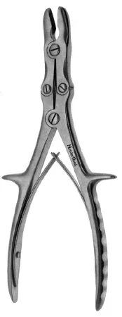 Miltex MeisterHand Rongeur Stille-Luer Curved Double Spring Pliers Handle 9 X 15 mm, 8-3/4 Inch L – H25-456