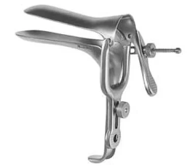 Miltex MeisterHand Vaginal Speculum Pederson NonSterile OR Grade German Stainless Steel X-Narrow Double Blade Duckbill Reusable Without Light Source Capability – H30-62