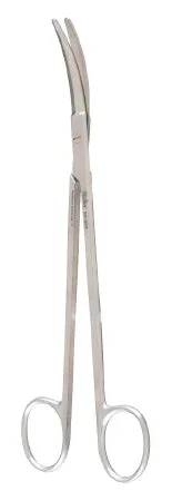 Miltex Miltex Dissecting Scissors Lilly 7-1/2 Inch Length Surgical Grade Stainless Steel NonSterile Finger Ring Handle Strongly Curved Blade Blunt/Blunt – 22-962