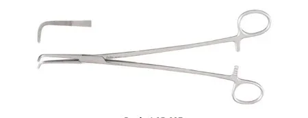 Miltex Miltex Hemostatic Forceps Kantrowitz 9-1/2 Inch OR Grade Stainless Steel (German) NonSterile Ratchet Lock Finger Ring Handle Angled 90° Angular Tip – 25-837