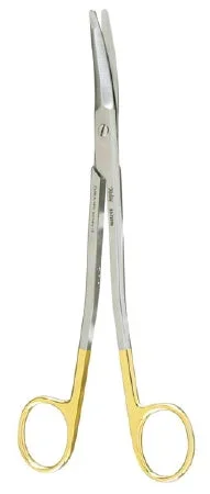 Miltex Miltex Operating Scissors Gorney-Freeman 7-1/4 Inch Length OR Grade Stainless Steel (German) / Tungsten Carbide NonSterile Finger Ring Handle Curved Blade Blunt/Blunt – 21-715TC