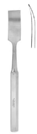 Miltex Miltex Osteotome Hibbs 16 mm Curved Blade OR Grade Stainless Steel NonSterile 9 Inch Length – 27-444C