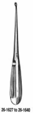Miltex Miltex Spinal Fusion Curette Hibbs-Spratt 9 Inch Length Single-ended Handle Size 5 Tip Oval Cup Tip – 26-1638