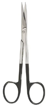 Miltex Miltex SuperCut Plastic Surgery Scissors 4-3/4 Inch Length OR Grade Stainless Steel (German) NonSterile Finger Ring Handle Curved Blade Sharp/Sharp – 5-SC-276