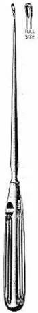 Miltex Miltex Uterine Biopsy Curette Sims 10 Inch Length Single-ended Hollow Handle with Grooves 2.5 X 5 mm Tip Extra Small Sharp Loop Tip – 30-1380