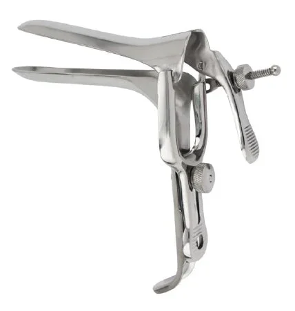 Miltex Vantage Vaginal Speculum Pederson NonSterile Floor Grade Stainless Steel Small Double Blade Duckbill Reusable Without Light Source Capability – V930-50