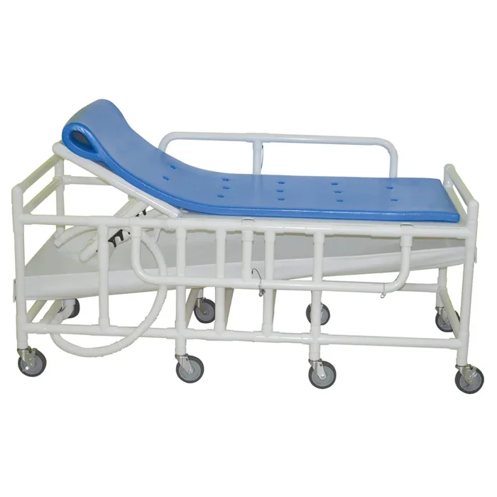 MJM International Bariatric Gurney With Canvas Drain Pan