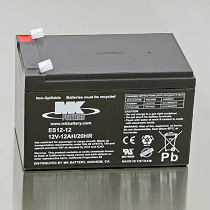 MK – Battery 12v 12ah Sealed Rechargeable – ES12-12