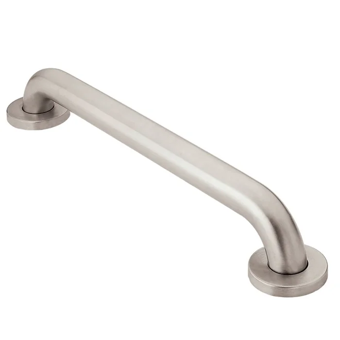 Moen Secure Mount Grab Bars and Mounts Stainless Steel Grab Bar, 18″, cs/6 – 7063806
