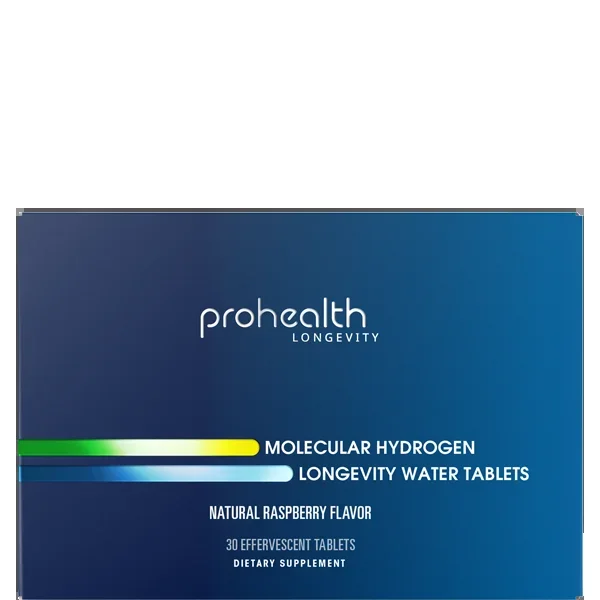 Molecular Hydrogen Longevity Water Tablets – Raspberry – 80 mg, 30 tablets