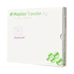 Molnlycke Healthcare Silver Foam Dressing MepilexTransfer Ag 8 X 20 Inch Rectangle Sterile - Image 2
