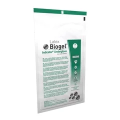 Molnlycke Healthcare Surgical Underglove Biogel Indicator Underglove Size 7 Sterile Latex Standard Cuff Length Smooth Green Not Chemo Approved, 50/BX